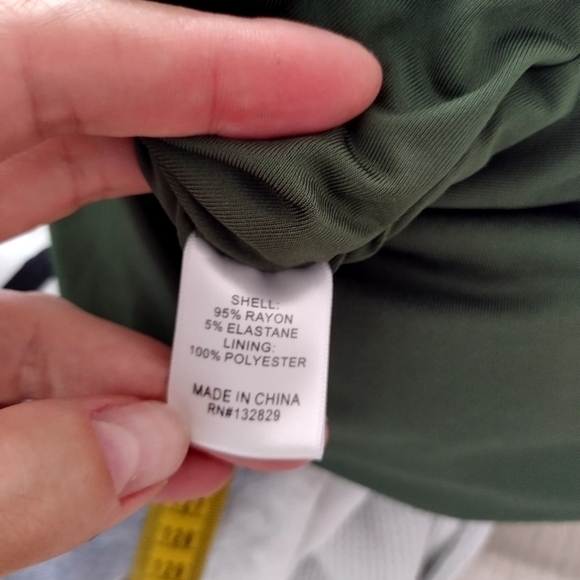 Majorelle x Revolve Montreal one shoulder rushed Dress in Moss Green sz Xs - Picture 9 of 10